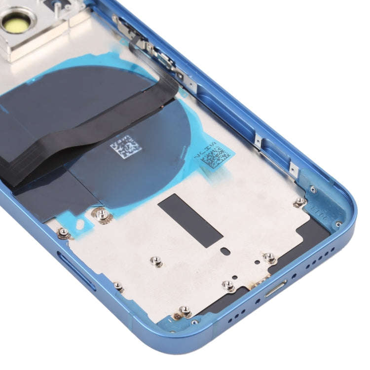For iPhone 13 Battery Back Cover with Side Keys & Card Tray & Power + Volume Flex Cable & Wireles...