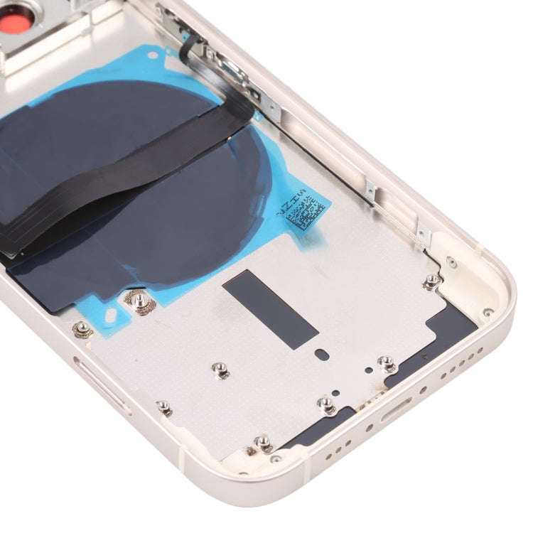 For iPhone 13 Battery Back Cover with Side Keys & Card Tray & Power + Volume Flex Cable & Wireles...