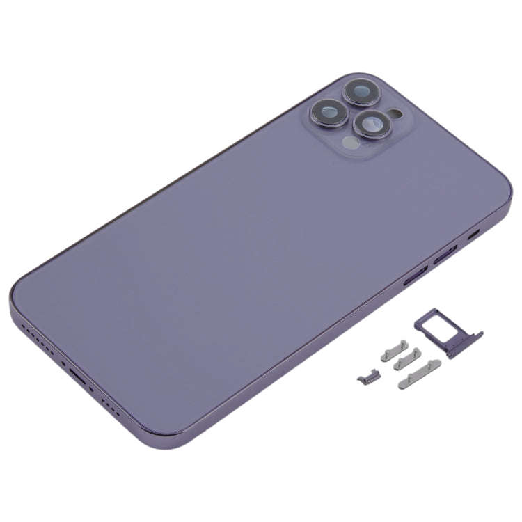 Back Cover with Appearance Imitation of iP13 Pro Max for iPhone 11 Pro Max(Purple)