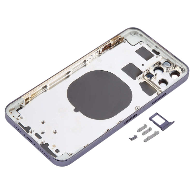 Back Cover with Appearance Imitation of iP13 Pro Max for iPhone 11 Pro Max(Purple)
