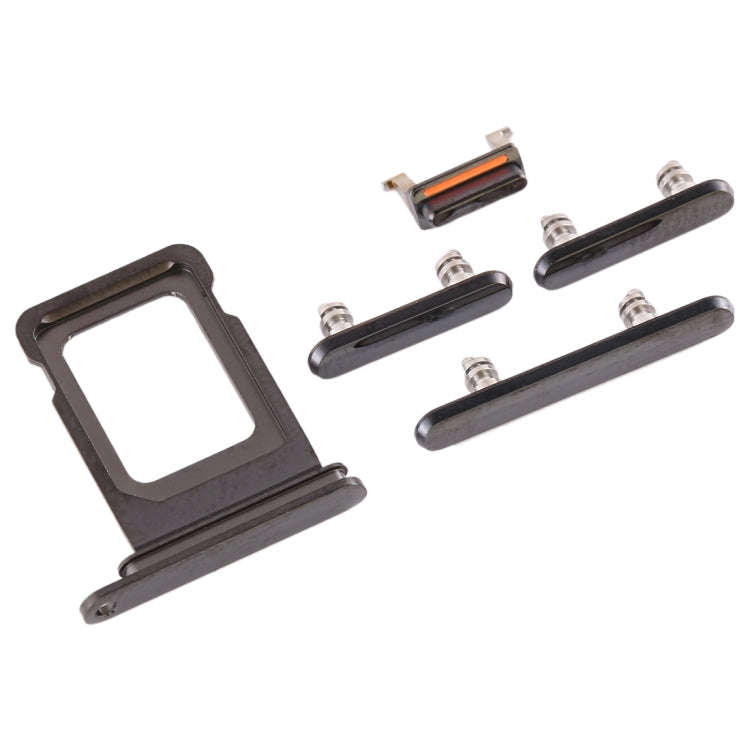 SIM Card Tray + Side Key for iPhone 11 Pro / 11 Pro Max(Black)