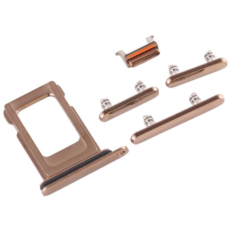 SIM Card Tray + SIM Card Tray + Side Key for iPhone 11 Pro Max / 11 Pro(Gold)