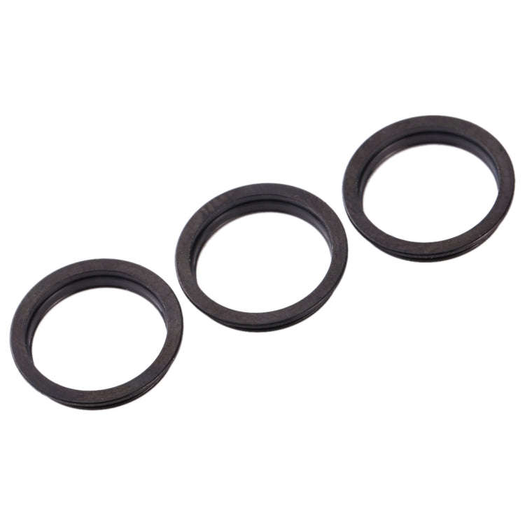 3 PCS Rear Camera Glass Lens Metal Protector Hoop Ring for iPhone 11 Pro & 11 Pro Max(Grey)