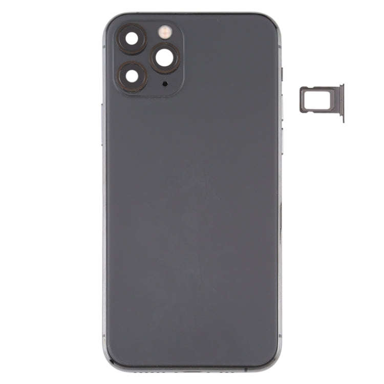 Battery Back Cover (with Side Keys & Card Tray & Power + Volume Flex Cable & Wireless Charging Mo...
