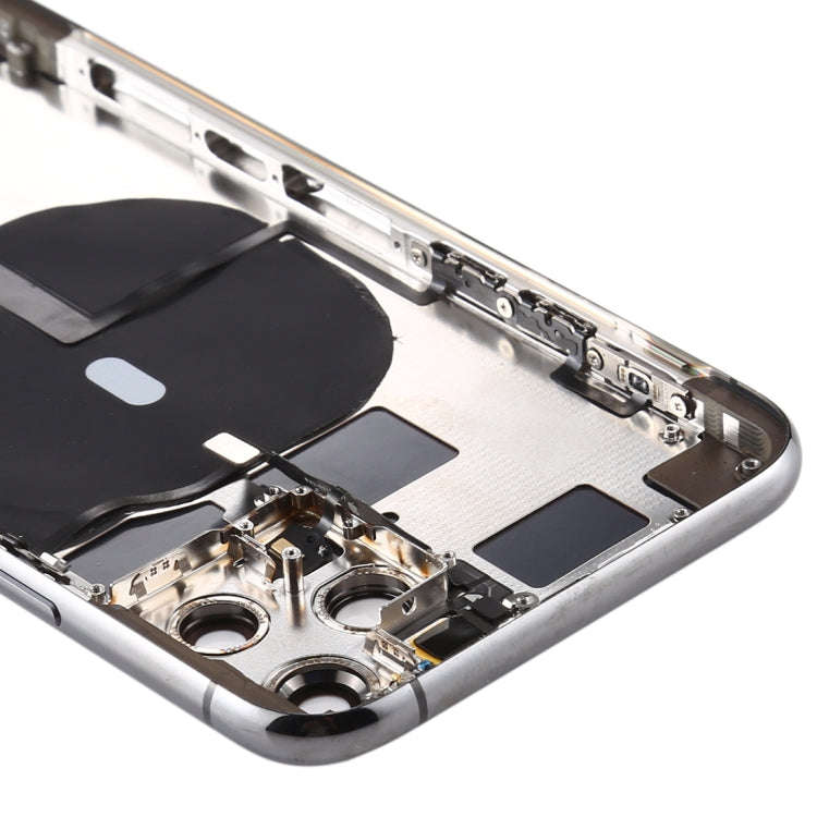 Battery Back Cover (with Side Keys & Card Tray & Power + Volume Flex Cable & Wireless Charging Mo...