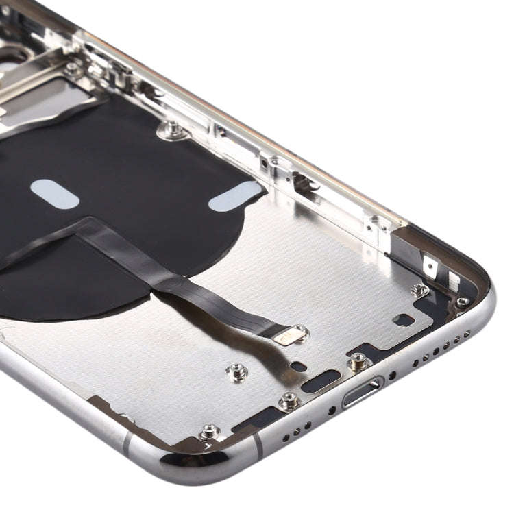 Battery Back Cover (with Side Keys & Card Tray & Power + Volume Flex Cable & Wireless Charging Mo...