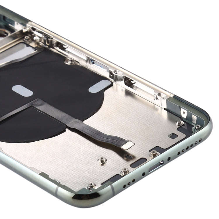 Battery Back Cover (with Side Keys & Card Tray & Power + Volume Flex Cable & Wireless Charging Mo...