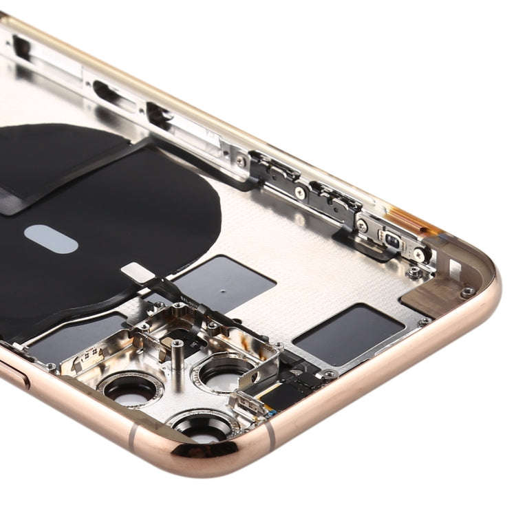 Battery Back Cover (with Side Keys & Card Tray & Power + Volume Flex Cable & Wireless Charging Mo...