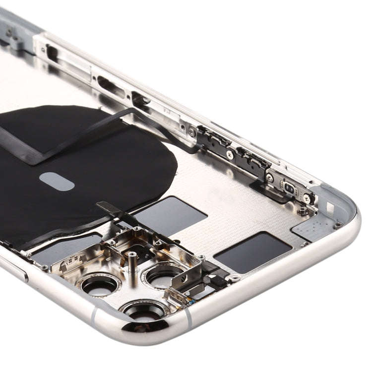 Battery Back Cover (with Side Keys & Card Tray & Power + Volume Flex Cable & Wireless Charging Mo...