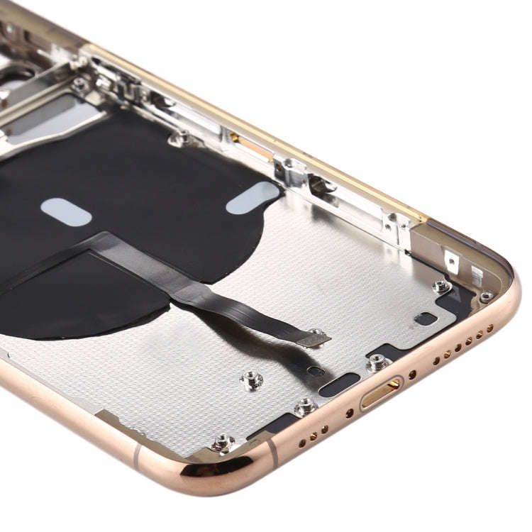 Battery Back Cover (with Side Keys & Card Tray & Power + Volume Flex Cable & Wireless Charging Mo...