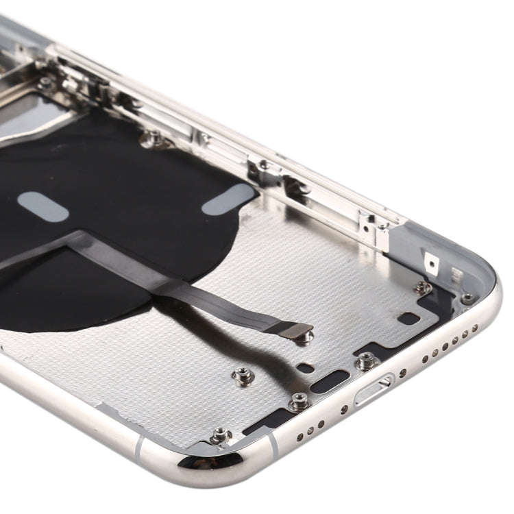 Battery Back Cover (with Side Keys & Card Tray & Power + Volume Flex Cable & Wireless Charging Mo...