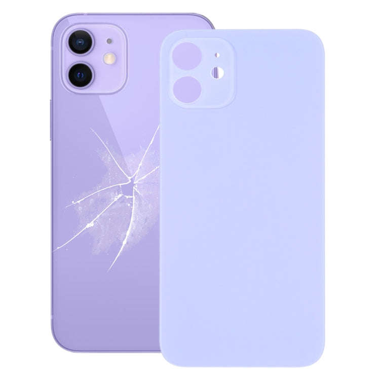 Easy Replacement Big Camera Hole Back Battery Cover for iPhone 12 Mini(Purple)