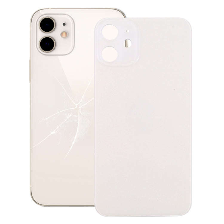 Easy Replacement Big Camera Hole Back Battery Cover for iPhone 12 Mini(White)