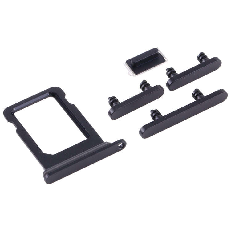 SIM Card Tray + Side Keys for iPhone 12 Mini(Black)