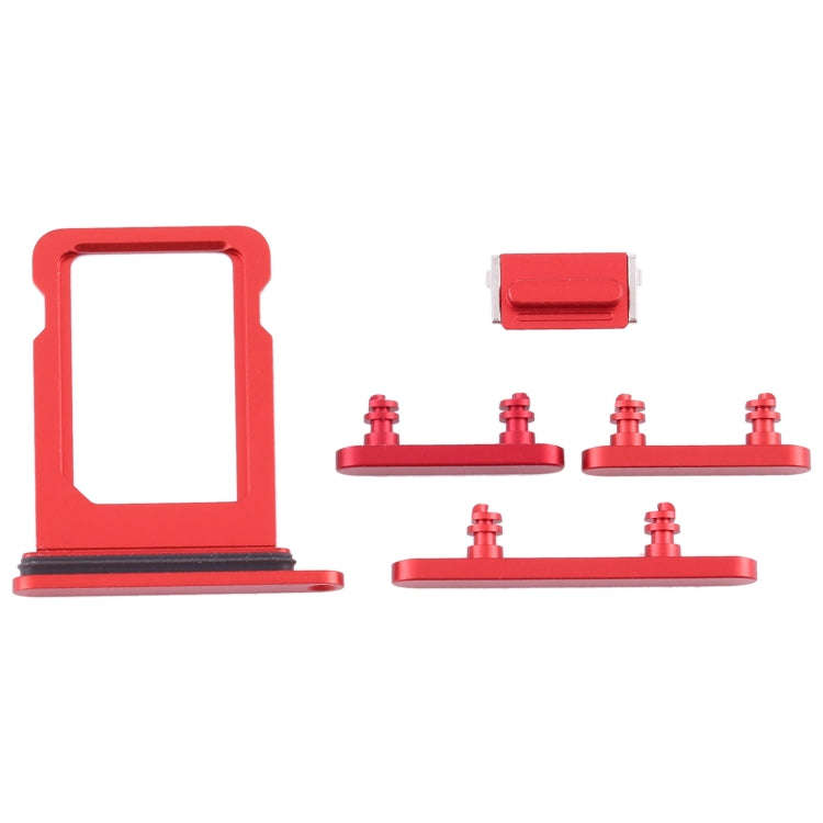 SIM Card Tray + Side Keys for iPhone 12 Mini(Red)