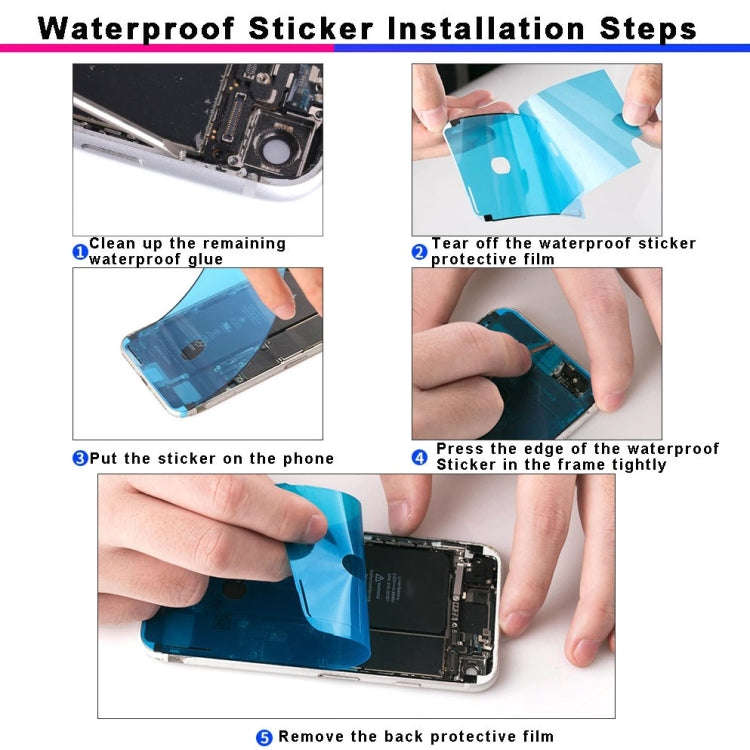 10 PCS Front Housing Adhesive for iPhone 12 Mini
