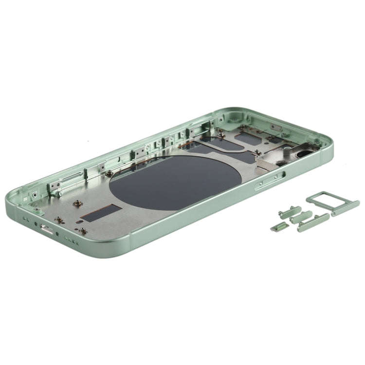 Back Housing Cover with SIM Card Tray & Side  Keys & Camera Lens for iPhone 12 mini(Green)