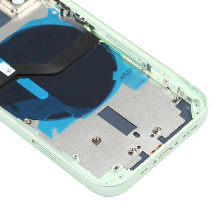 Battery Back Cover (with Side Keys & Card Tray & Power + Volume Flex Cable & Wireless Charging Mo...