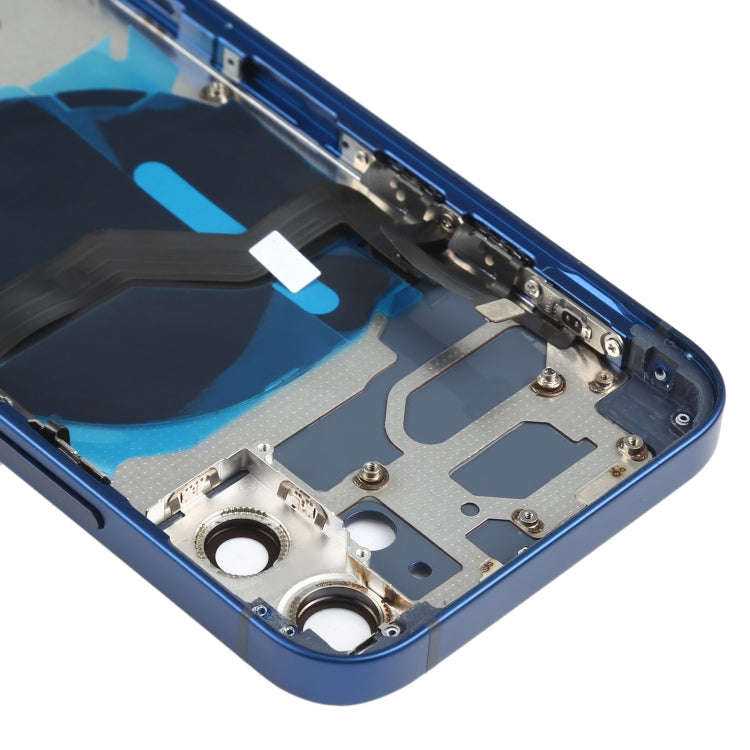 Battery Back Cover (with Side Keys & Card Tray & Power + Volume Flex Cable & Wireless Charging Mo...
