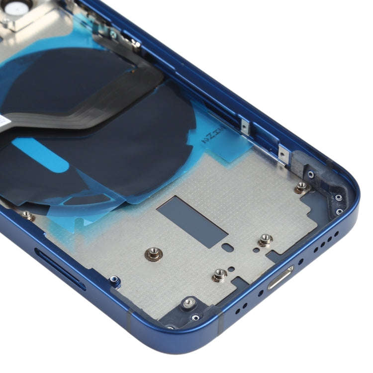 Battery Back Cover (with Side Keys & Card Tray & Power + Volume Flex Cable & Wireless Charging Mo...