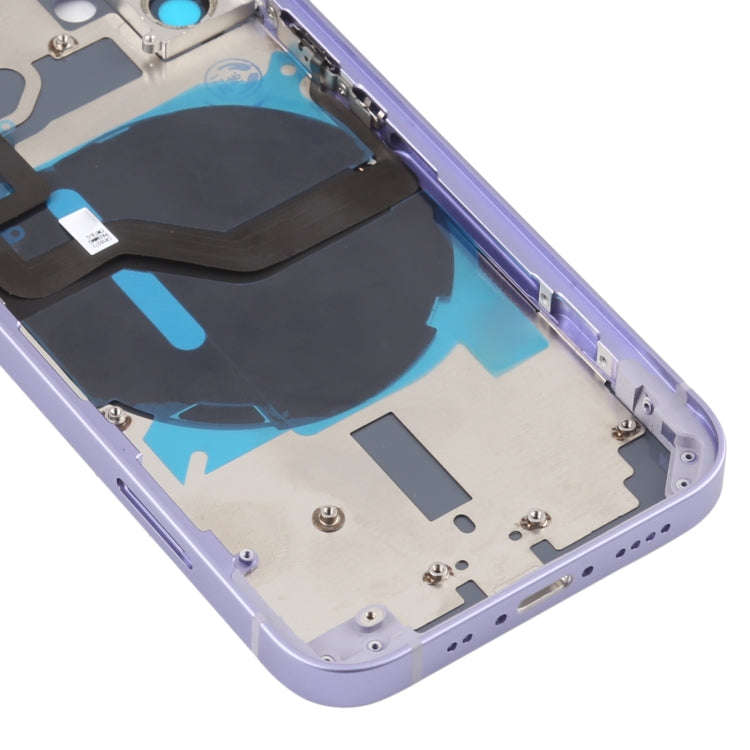 Battery Back Cover (with Side Keys & Card Tray & Power + Volume Flex Cable & Wireless Charging Mo...