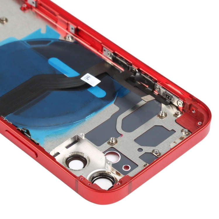 Battery Back Cover (with Side Keys & Card Tray & Power + Volume Flex Cable & Wireless Charging Mo...