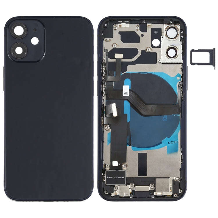 Battery Back Cover Assembly (with Side Keys & Speaker Ringer Buzzer & Motor & Camera Lens & Card ...