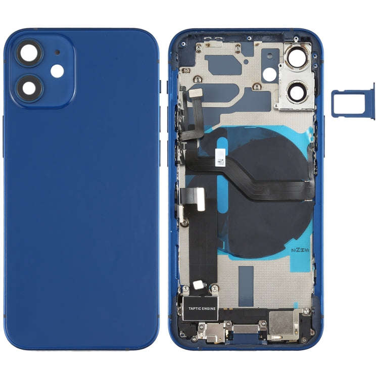 Battery Back Cover Assembly (with Side Keys & Speaker Ringer Buzzer & Motor & Camera Lens & Card ...