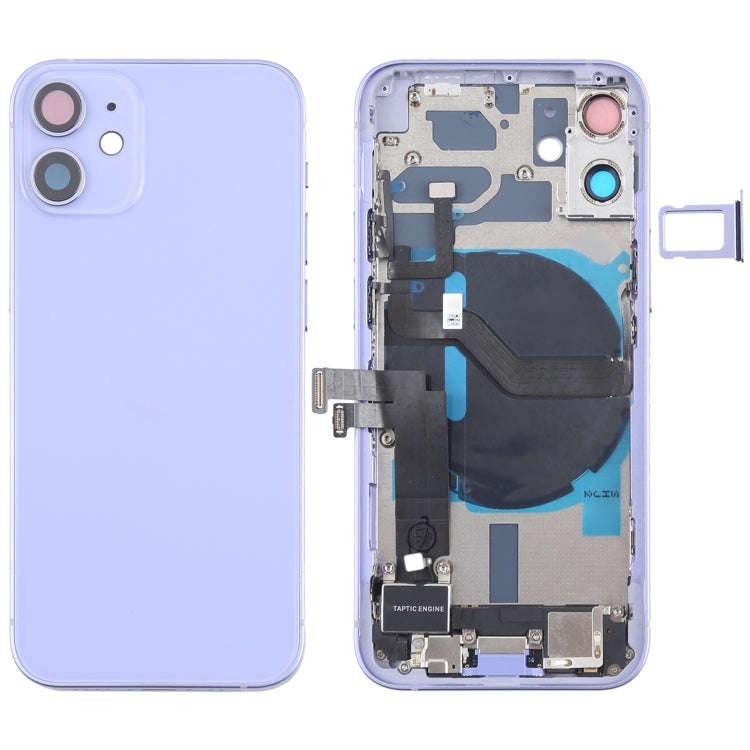 Battery Back Cover Assembly (with Side Keys & Speaker Ringer Buzzer & Motor & Camera Lens & Card ...