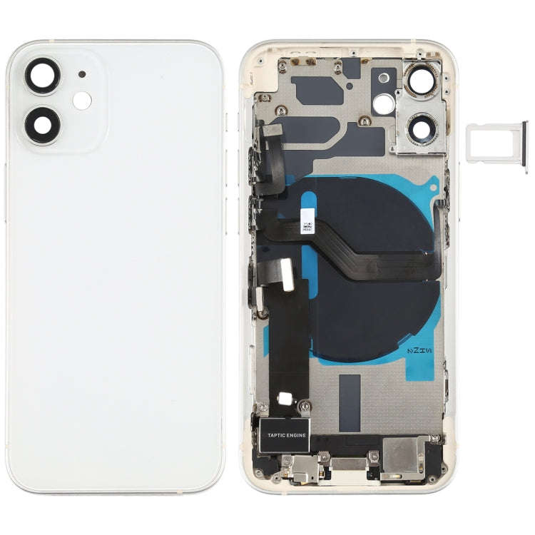 Battery Back Cover Assembly (with Side Keys & Speaker Ringer Buzzer & Motor & Camera Lens & Card ...