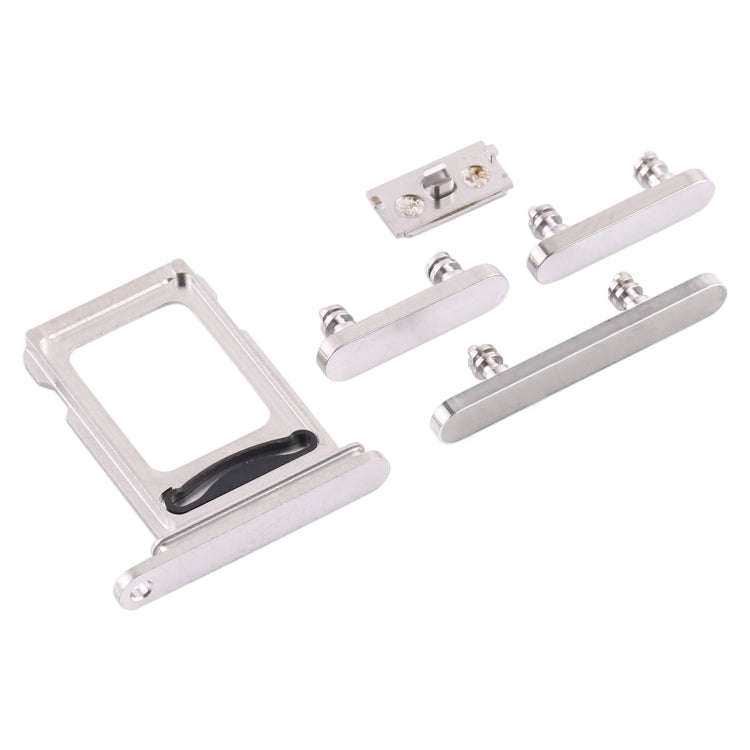 SIM Card Tray + SIM Card Tray + Side Keys for iPhone 12 Pro Max(White)