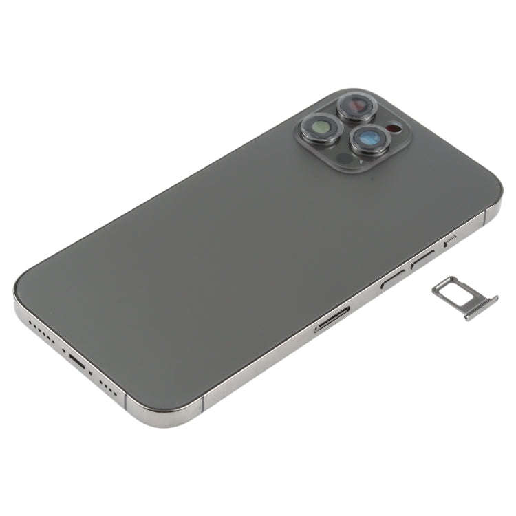 Battery Back Cover (with Side Keys & Card Tray & Power + Volume Flex Cable & Wireless Charging Mo...