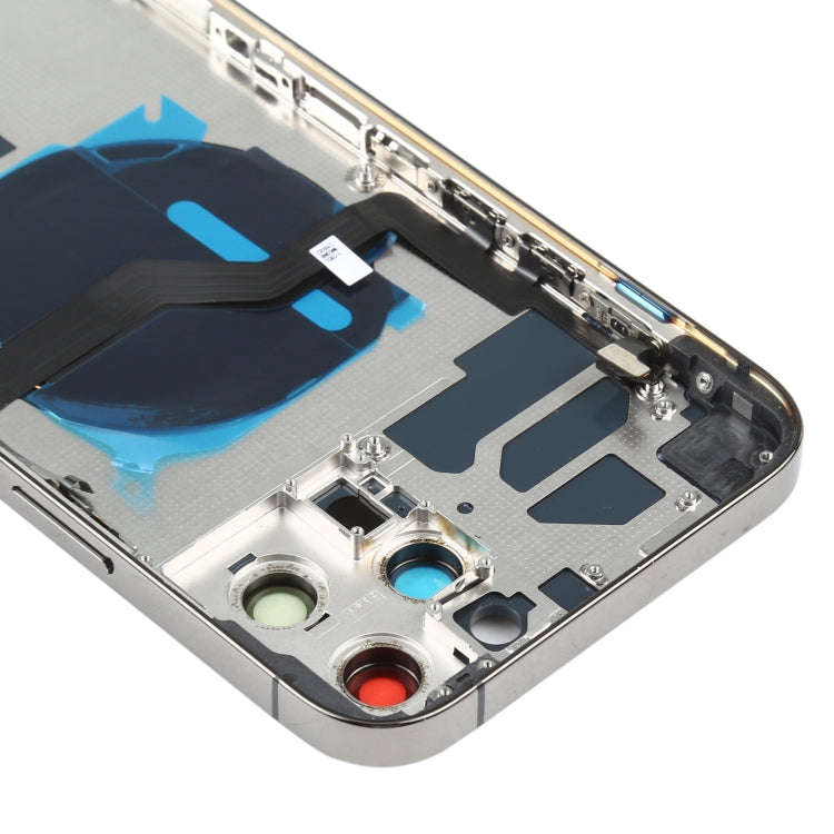 Battery Back Cover (with Side Keys & Card Tray & Power + Volume Flex Cable & Wireless Charging Mo...