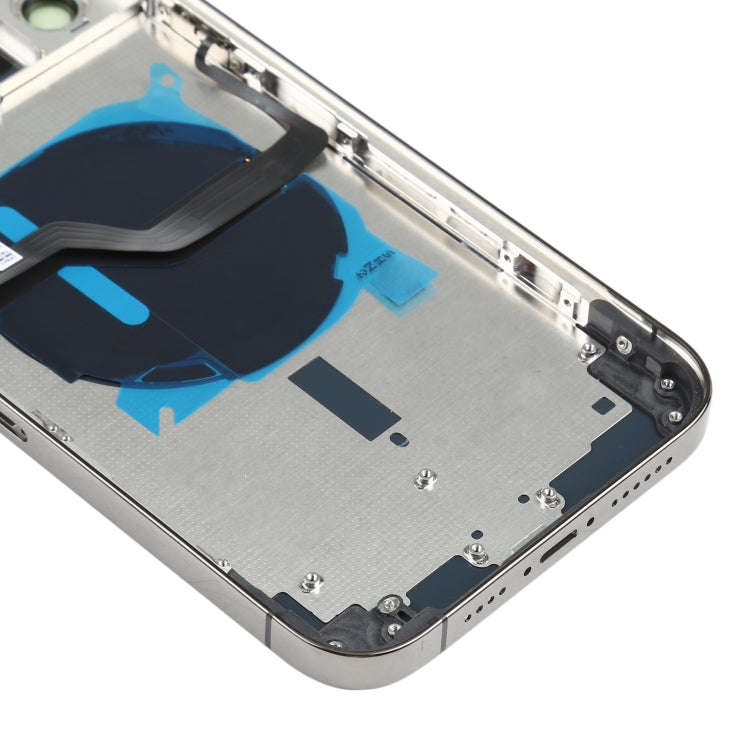 Battery Back Cover (with Side Keys & Card Tray & Power + Volume Flex Cable & Wireless Charging Mo...