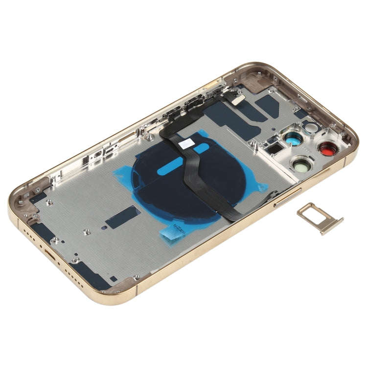 Battery Back Cover (with Side Keys & Card Tray & Power + Volume Flex Cable & Wireless Charging Mo...