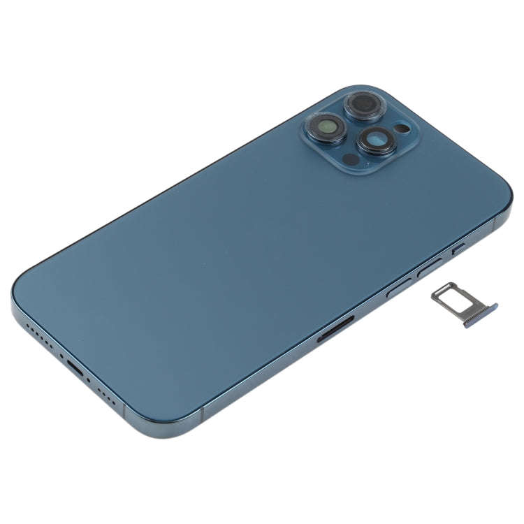Battery Back Cover (with Side Keys & Card Tray & Power + Volume Flex Cable & Wireless Charging Mo...