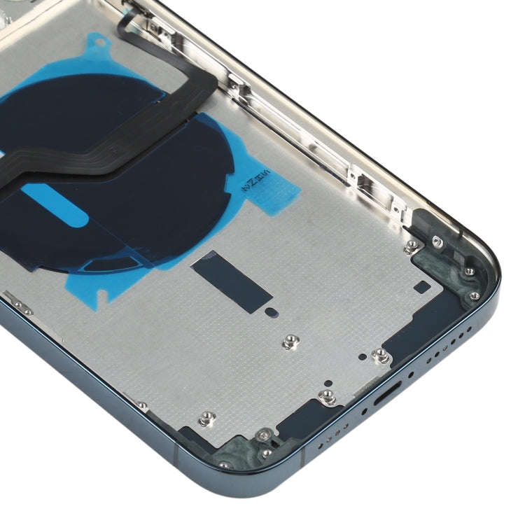 Battery Back Cover (with Side Keys & Card Tray & Power + Volume Flex Cable & Wireless Charging Mo...