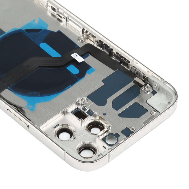 Battery Back Cover (with Side Keys & Card Tray & Power + Volume Flex Cable & Wireless Charging Mo...