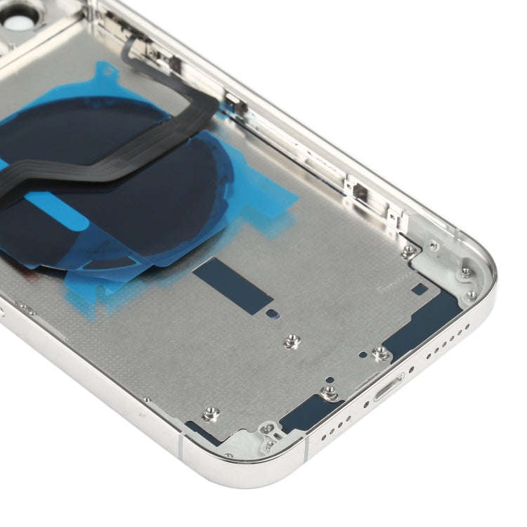 Battery Back Cover (with Side Keys & Card Tray & Power + Volume Flex Cable & Wireless Charging Mo...