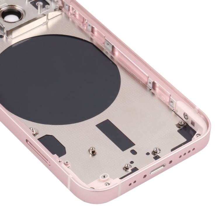 Back Housing Cover with SIM Card Tray & Side  Keys & Camera Lens for iPhone 13 Mini(Gold)