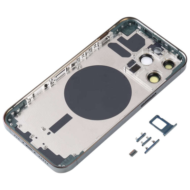 Back Housing Cover with SIM Card Tray & Side  Keys & Camera Lens for iPhone 13 Pro(Green)