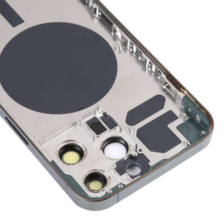 Back Housing Cover with SIM Card Tray & Side  Keys & Camera Lens for iPhone 13 Pro(Green)