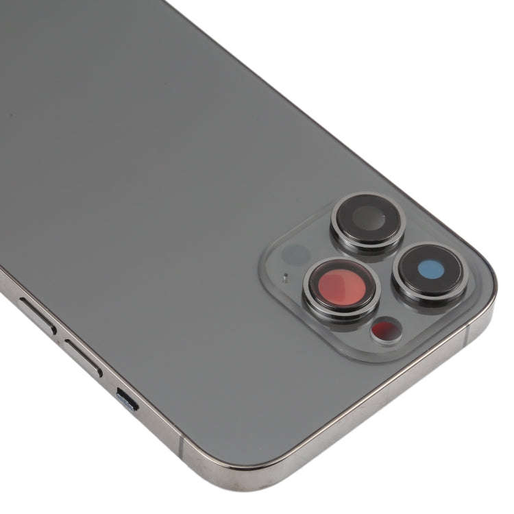 For iPhone 13 Pro Max Battery Back Cover with Side Keys & Card Tray & Power + Volume Flex Cable &...