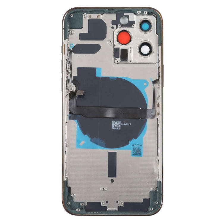 For iPhone 13 Pro Max Battery Back Cover with Side Keys & Card Tray & Power + Volume Flex Cable &...
