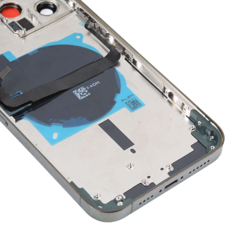 For iPhone 13 Pro Max Battery Back Cover with Side Keys & Card Tray & Power + Volume Flex Cable &...