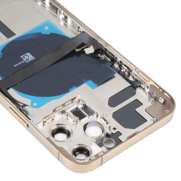 For iPhone 13 Pro Max Battery Back Cover with Side Keys & Card Tray & Power + Volume Flex Cable &...