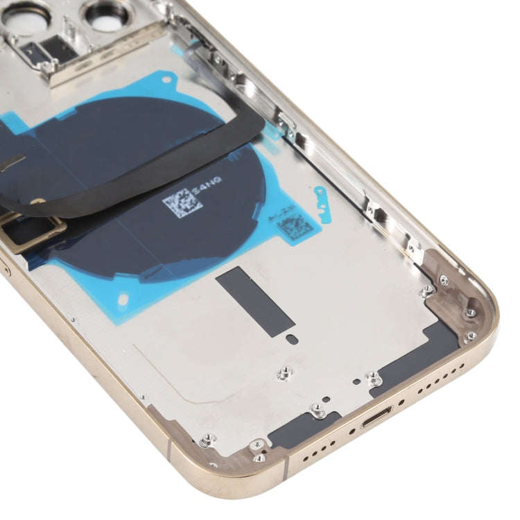 For iPhone 13 Pro Max Battery Back Cover with Side Keys & Card Tray & Power + Volume Flex Cable &...