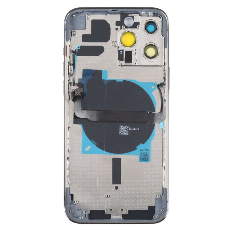 For iPhone 13 Pro Max Battery Back Cover with Side Keys & Card Tray & Power + Volume Flex Cable &...