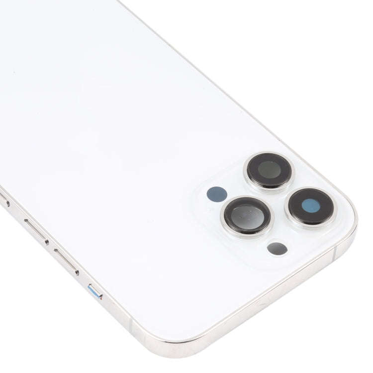 For iPhone 13 Pro Max Battery Back Cover with Side Keys & Card Tray & Power + Volume Flex Cable &...