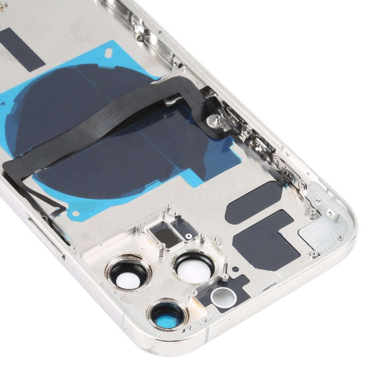 For iPhone 13 Pro Max Battery Back Cover with Side Keys & Card Tray & Power + Volume Flex Cable &...
